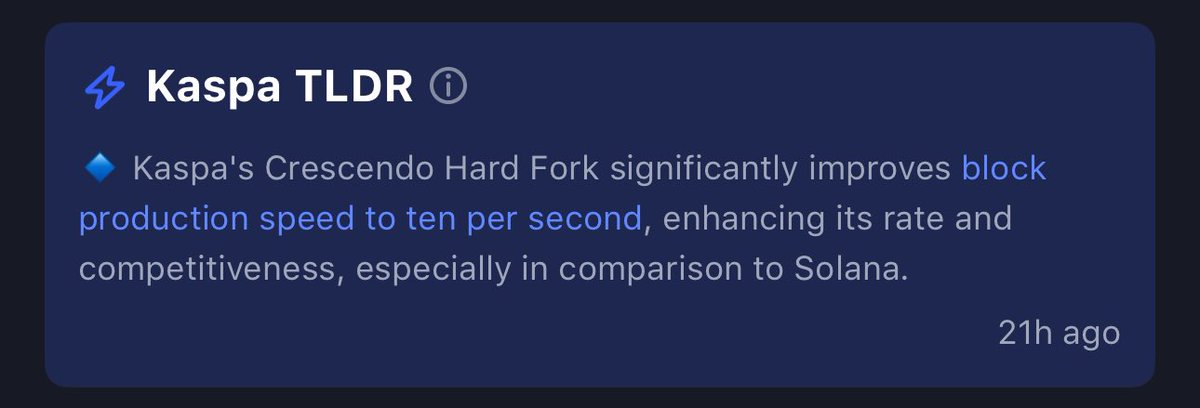 Whoa <a href="/CoinMarketCap/">CoinMarketCap</a> who is owned by <a href="/binance/">Binance</a> saying $KAS better than $SOL ? 

<a href="/solana/">Solana</a> 🥊 @KaspaCurrency