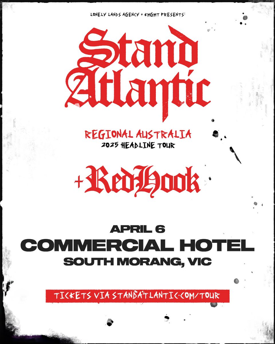 RedHook (@weareredhook) on Twitter photo . <a href="/standatlantic/">stand atlantic</a> tour heads to Torquay tonight letโs go VIC parmas pots potato cakes etc etc weโre on board ๐๐๐
๐๏ธ weareredhook.com . <a href="/standatlantic/">stand atlantic</a> tour heads to Torquay tonight letโs go VIC parmas pots potato cakes etc etc weโre on board ๐๐๐
๐๏ธ weareredhook.com