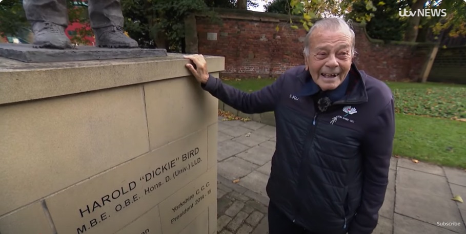 There's a new ITVX documentary about Dickie Bird, and as you would expect a lot of it was filmed in Barnsley!

We have objects on display  in the museum by the retired International Cricket Umpire who also features in our podcast

bit.ly/DickieBirdPodc…