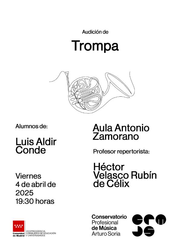 ¿Os apetece una audición de trompa? Pues hoy tenemos una.