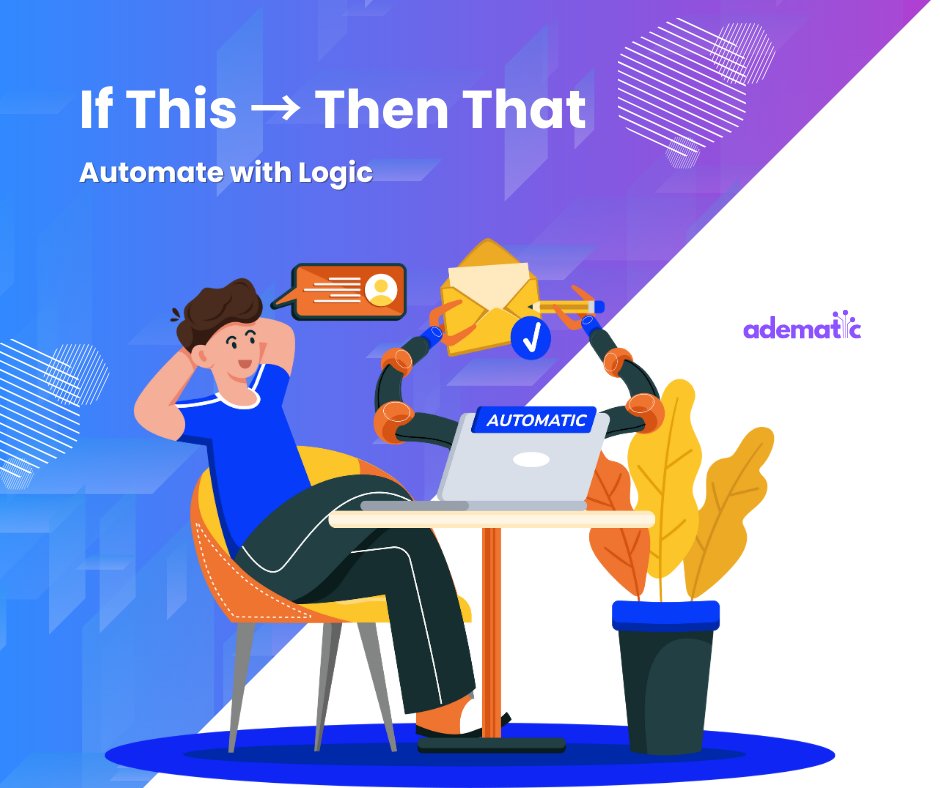 adematic_'s tweet image. Power and simplicity combined in one block. Build your logic flows with Adematic. Visit adematic.com. #logicflows