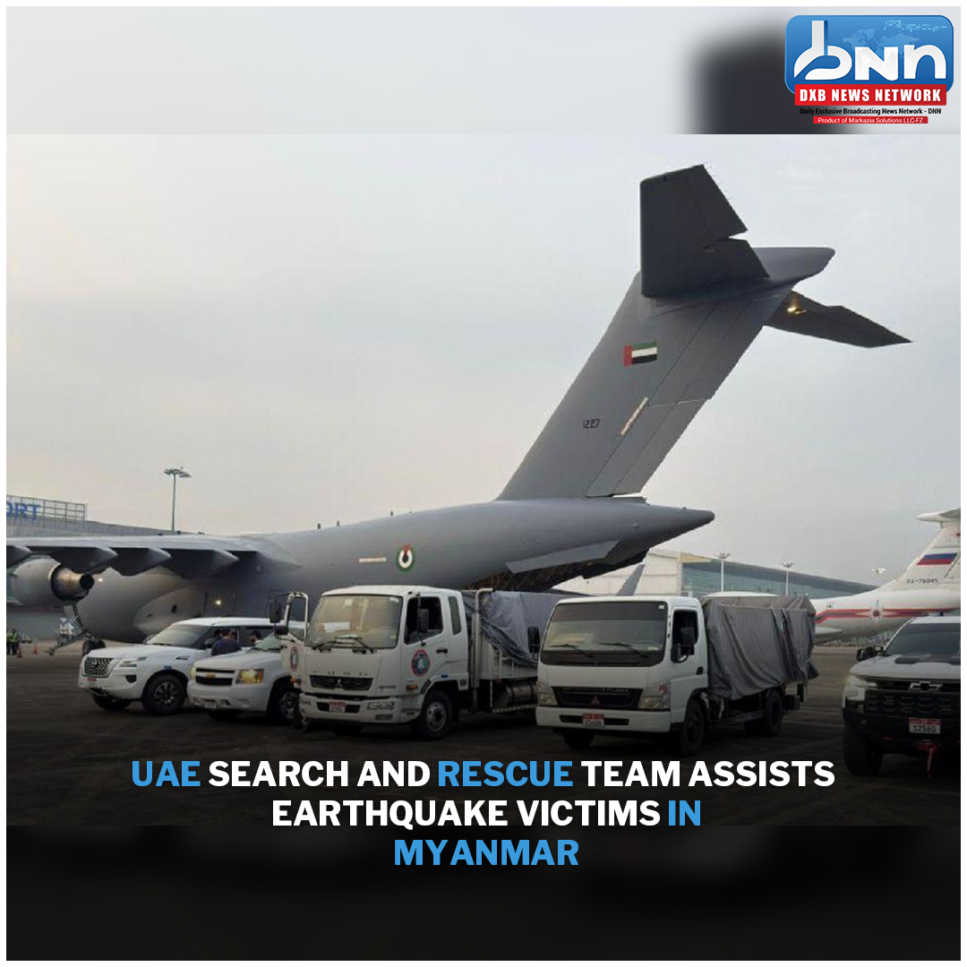 dxbnewsnetwork's tweet image. powerful act of solidarity, UAE Search &amp;amp; Rescue teams rush to support Myanmar earthquake victims, showcasing compassion beyond borders
.
.
#UAEForHumanity #HelpingMyanmar #EarthquakeRelief #SearchAndRescue #GlobalSupport #UAEInAction #dxbnewsnetwork