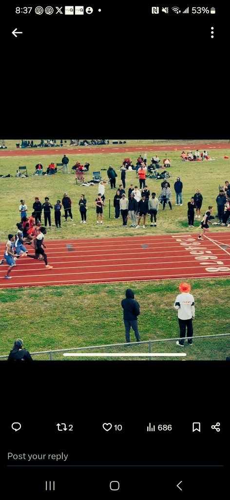 David Blevins (@coachdblev) on Twitter photo This is the 100-meter dash at Wagoner high track, fastest heat, and <a href="/bradyscott_5/">Brady Scott</a> smoked everybody by 9 to 10 meters against a 20 mph. Running with a chip on his shoulder. Just wait till football he'll be the back to back 4a-4 mvp. College coaches don't miss out him!
#BTA This is the 100-meter dash at Wagoner high track, fastest heat, and <a href="/bradyscott_5/">Brady Scott</a> smoked everybody by 9 to 10 meters against a 20 mph. Running with a chip on his shoulder. Just wait till football he'll be the back to back 4a-4 mvp. College coaches don't miss out him!
#BTA