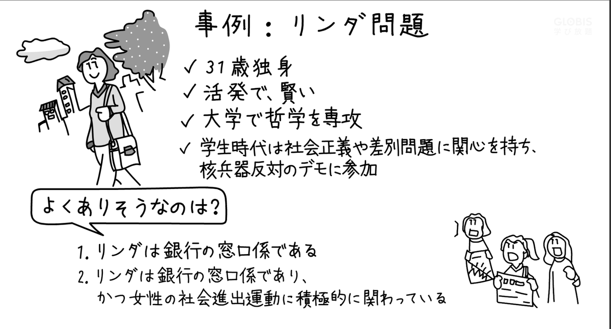 GLOBIS_kou's tweet photo. 代表性ヒューリスティックは認知バイアスにも近いのだろうか。〇〇ということは◻︎◻︎だと安易に判断しないように注意したい。

#グロ放題

https://t.co/ntgIJ6IxuF https://t.co/xKdiYHn4To