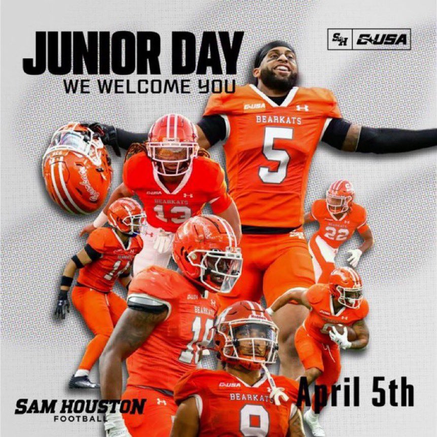 Tyler Hagler 3⭐️ (@tylerhagler67) on Twitter photo I will be attending junior day at Sam Houston State University this weekend!! <a href="/JacobSurdy/">Jacob_Surdy</a> <a href="/CoachDJAdams/">Damien Adams</a> <a href="/31_CoachFAL/">Freddie Aughtry-Lindsay</a> I will be attending junior day at Sam Houston State University this weekend!! <a href="/JacobSurdy/">Jacob_Surdy</a> <a href="/CoachDJAdams/">Damien Adams</a> <a href="/31_CoachFAL/">Freddie Aughtry-Lindsay</a>