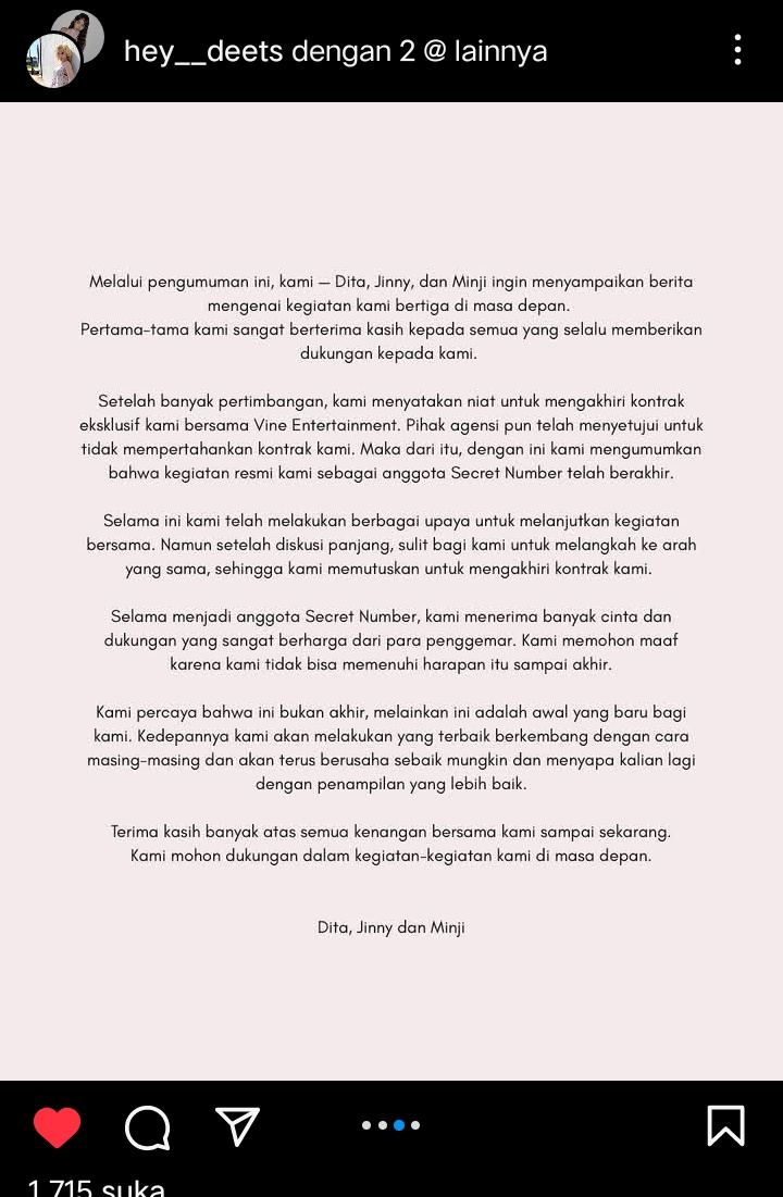 rvndhlpqrsweet's tweet photo. SESUAI DUGAAN😭😭🫂
TINGGAL ZUU &amp; SOODAM😭😭😭
#SECRET_NUMBER NANGISSS.... BNGT GWEEEEE😭😭😭 https://t.co/LFbkyOIc2f