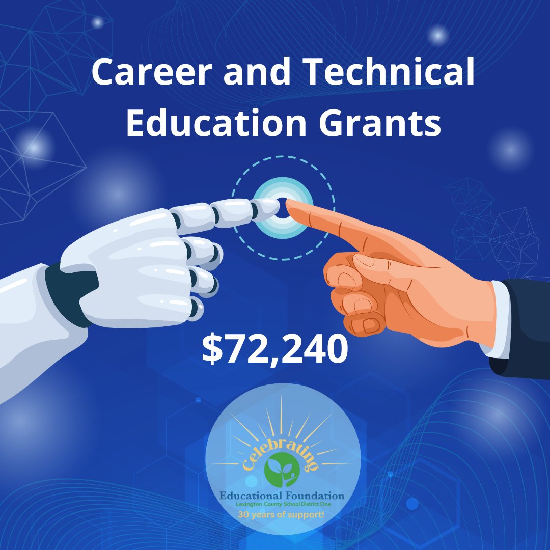 Did you know that #Lex1EdFound Career &amp; Technical Education Grants in recent years total $72,240 &amp; have supported students in Pharmacology, Building Construction &amp; the soon-to-be-created Mechatronics Program! Give to strengthen career opportunities for our students! #CTE