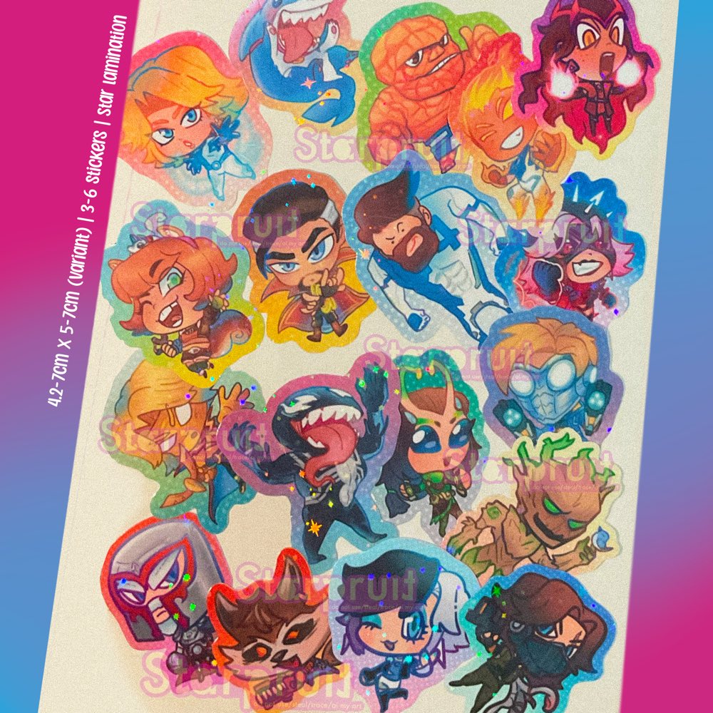 starpruit's tweet image. RT and share are appreciated✨(indo only)
Sticker dan pin rivals sudah ter-up Di shopee!!
Terbaru Jeff, ironfist, winter s, punisher, roles (tank, healer, dps) dan masih banyak lagi 😁👍!
Pin: id.shp.ee/Ch151vi
Sticker: id.shp.ee/LToq1no