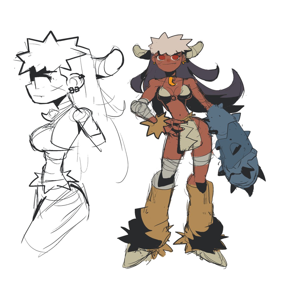 KosenaMaster's tweet image. Tenyu This is one of the designs I made for an RPG video game with my friends.
#characterdesign #indiegame