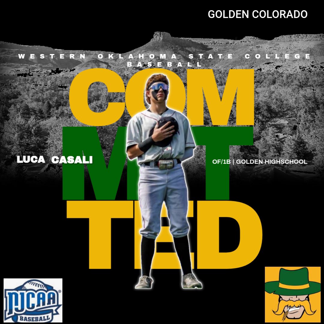 Luca Casali (@lucacasali_8) on Twitter photo I am extremely blessed and excited to announce I will be continuing my academic and athletic career at Western Oklahoma State College. I thank God, my family and friends, and my coaches to help me get to where I am today.
<a href="/one6baseball/">ONE6 Performance</a> <a href="/demonhardball/">Golden Demon Baseball</a> <a href="/wosc_baseball_/">WOSC Baseball</a> <a href="/CoachCJ00/">Chris Johnson</a> I am extremely blessed and excited to announce I will be continuing my academic and athletic career at Western Oklahoma State College. I thank God, my family and friends, and my coaches to help me get to where I am today.
<a href="/one6baseball/">ONE6 Performance</a> <a href="/demonhardball/">Golden Demon Baseball</a> <a href="/wosc_baseball_/">WOSC Baseball</a> <a href="/CoachCJ00/">Chris Johnson</a>