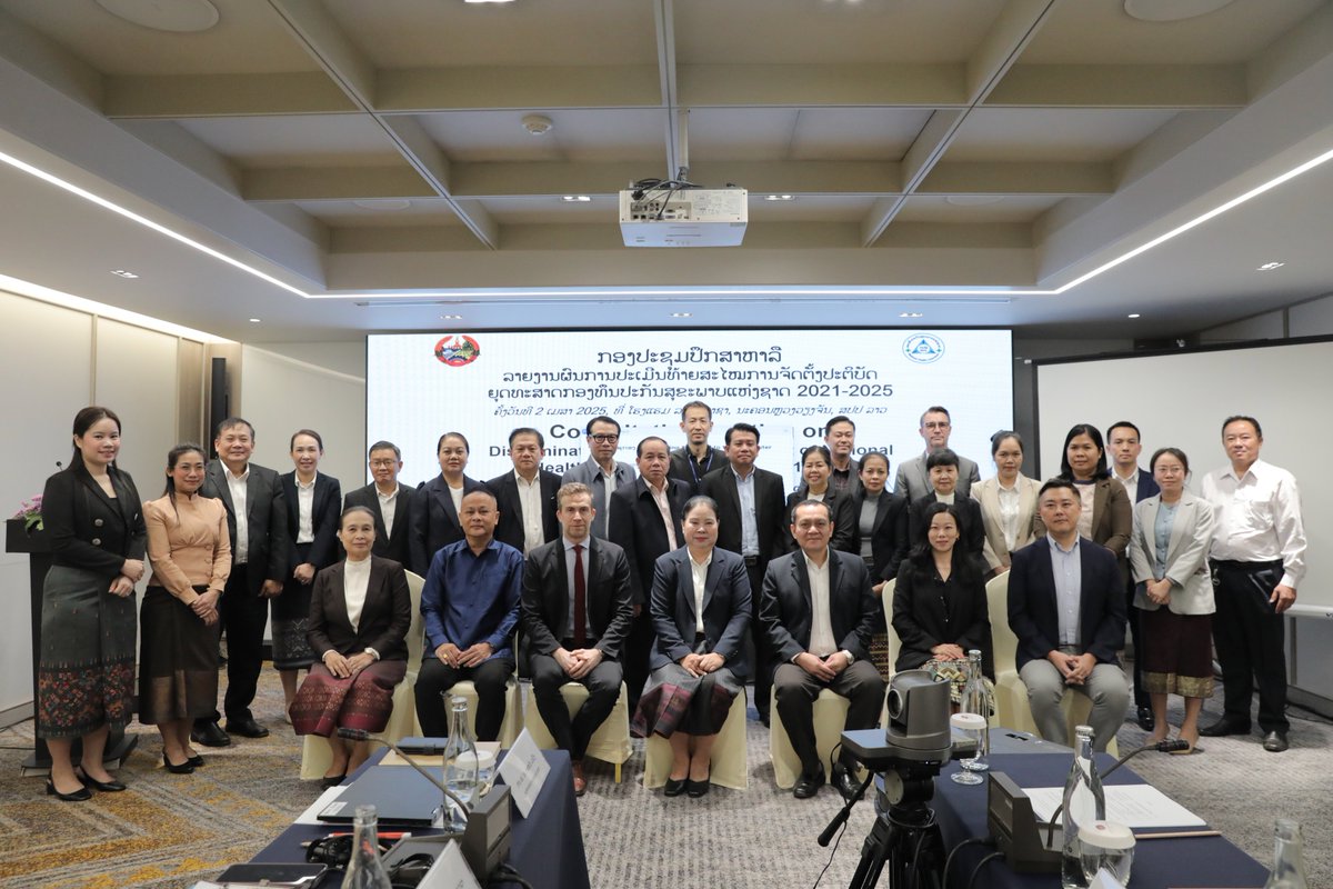 To ensure #HealthForAll in🇱🇦, strengthening the National Health Insurance scheme is vital.

The review of NHI today highlighted the need for sustainable💰including health taxes + continued governance reform + focus on the poor.