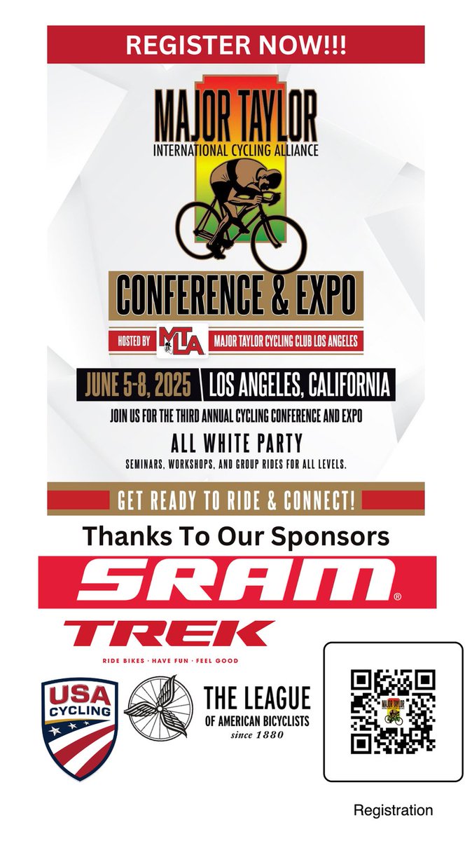 Everyone is welcome! Please register now!
#sram #mtica #2025mticaconvention #usacycling
