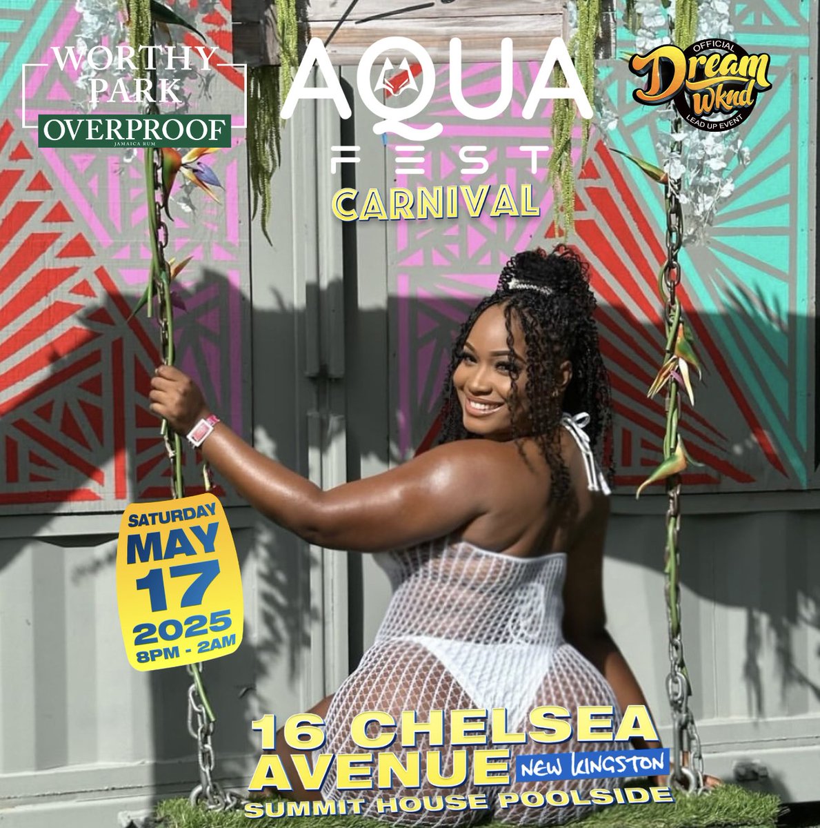 Come to the ultimate Caribbean experience at Aqua Fest Carnival while @coco_buttahh gives the ladies an example what to wear while balancing there inner bad gyal while ben ova asa big dansa an show off yuh ring finga an buble to "mawnin sir tell yuh c-c-y hi" 🔥🔥🔥🔥