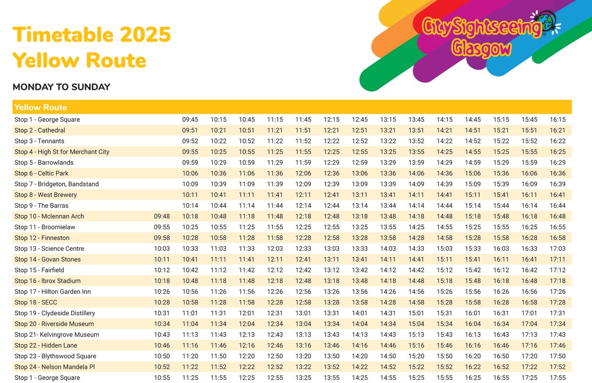 Great News! From today you can now visit Fairfield Heritage and <a href="/GovanStones/">The Govan Stones 🛡👑</a>  every day from 11am until 4pm via the  City Sightseeing Glasgow Bus. 🚌

Full timetable, Yellow Tour route map and tickets are available at the following link
citysightseeingglasgow.co.uk/tours/the-yell…