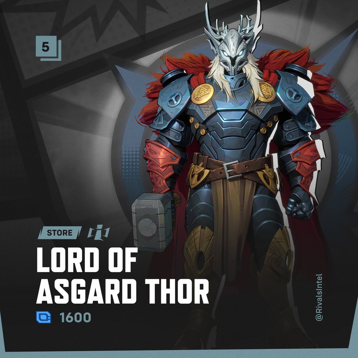 New #MarvelRivals Featured Shop Bundle: 'Lord of Asgard' Thor 🌩️

🛒 Available in-game now for 1600 Units.