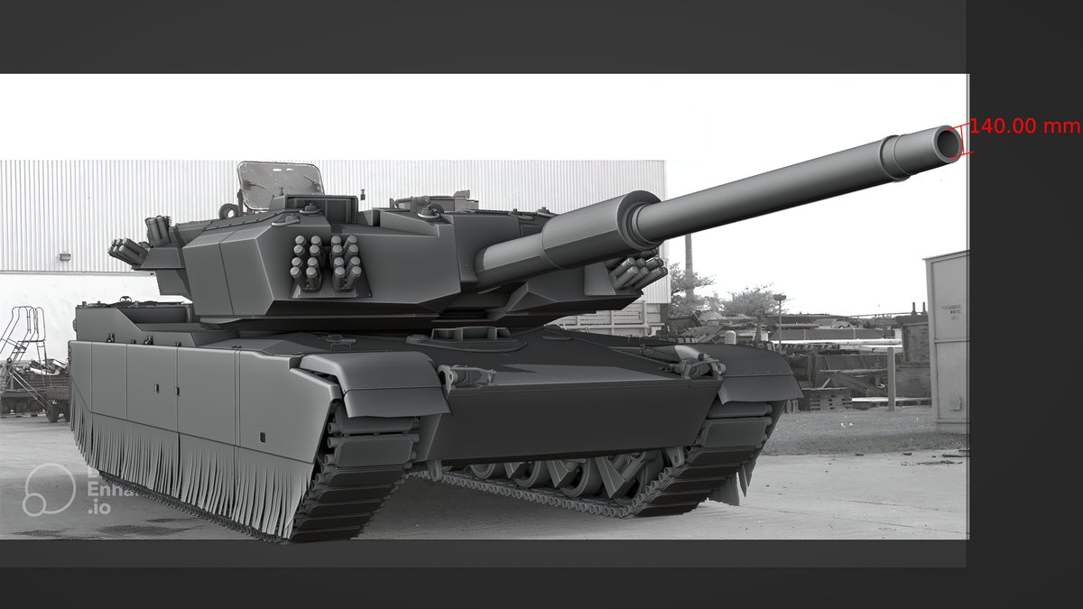 Apparently, TACOM had some issues when designing the CATTB's gun trunnion area, because  the 140mm gun tube, had a firing load peak of 375,000 lbs. Utilizing my wip CATTB model, it is evident that the gun bore exceeds the dimensions expected of a 120mm gun tube.
<a href="/GodzillaM18/">M1A2 GODZILLAX</a>