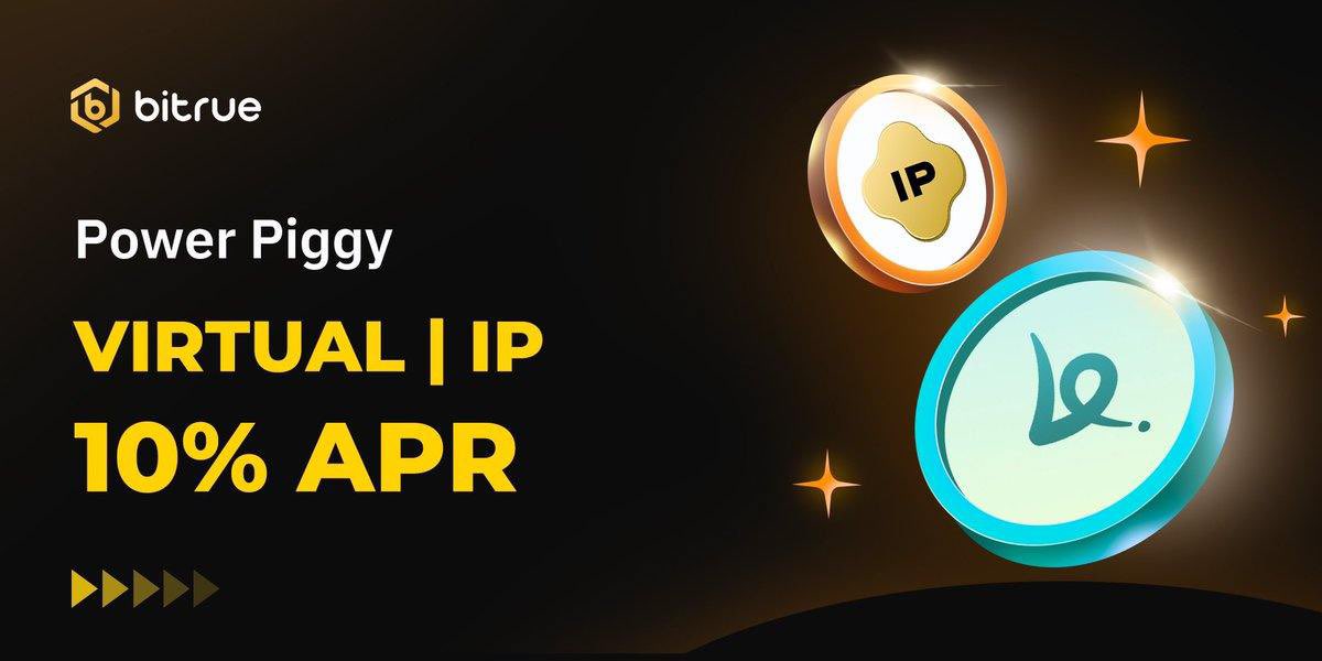 📢 #VIRTUAL &amp; $IP 보유자 주목!

🎁 지금 #PowerPiggy에서 연 10% 수익률(APR)로 스테이킹하고, 언제든지 상환하세요!

🔗 $VIRTUAL 스테이킹:
bitrue.com/flexible-staki…

🔗 $IP 스테이킹:
bitrue.com/flexible-staki…