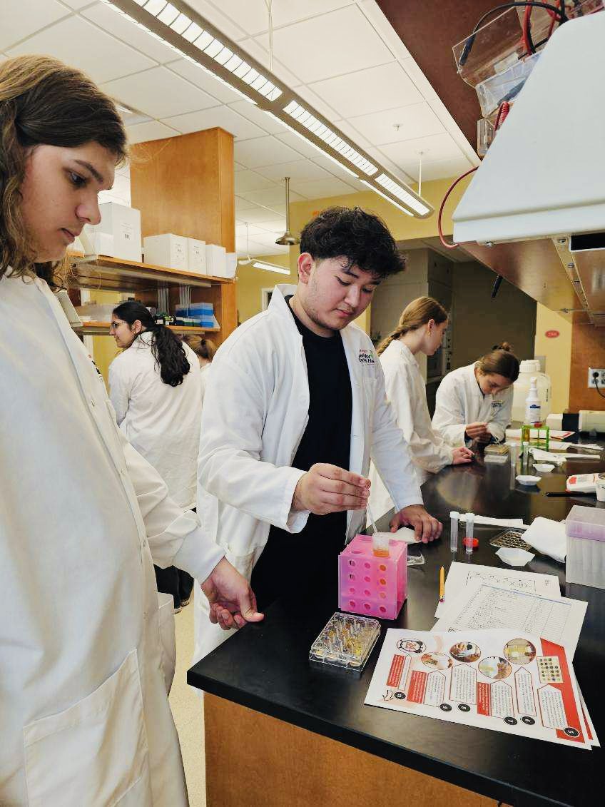 Blaire Goodale (@blaire_goodale) on Twitter photo <a href="/JCHSCougars/">Jesse C. Carson High School</a> Medical Interventions ss visited NC State's Plants for Human Health Institute to dive into hands-on research! 🌱 First, they tested plants/fungus for new antibiotic sources. Then, they used ELISA in an epidemiology simulation to track a simulated outbreak! <a href="/RSS_CTE/">RSS CTE</a> <a href="/JCHSCougars/">Jesse C. Carson High School</a> Medical Interventions ss visited NC State's Plants for Human Health Institute to dive into hands-on research! 🌱 First, they tested plants/fungus for new antibiotic sources. Then, they used ELISA in an epidemiology simulation to track a simulated outbreak! <a href="/RSS_CTE/">RSS CTE</a>