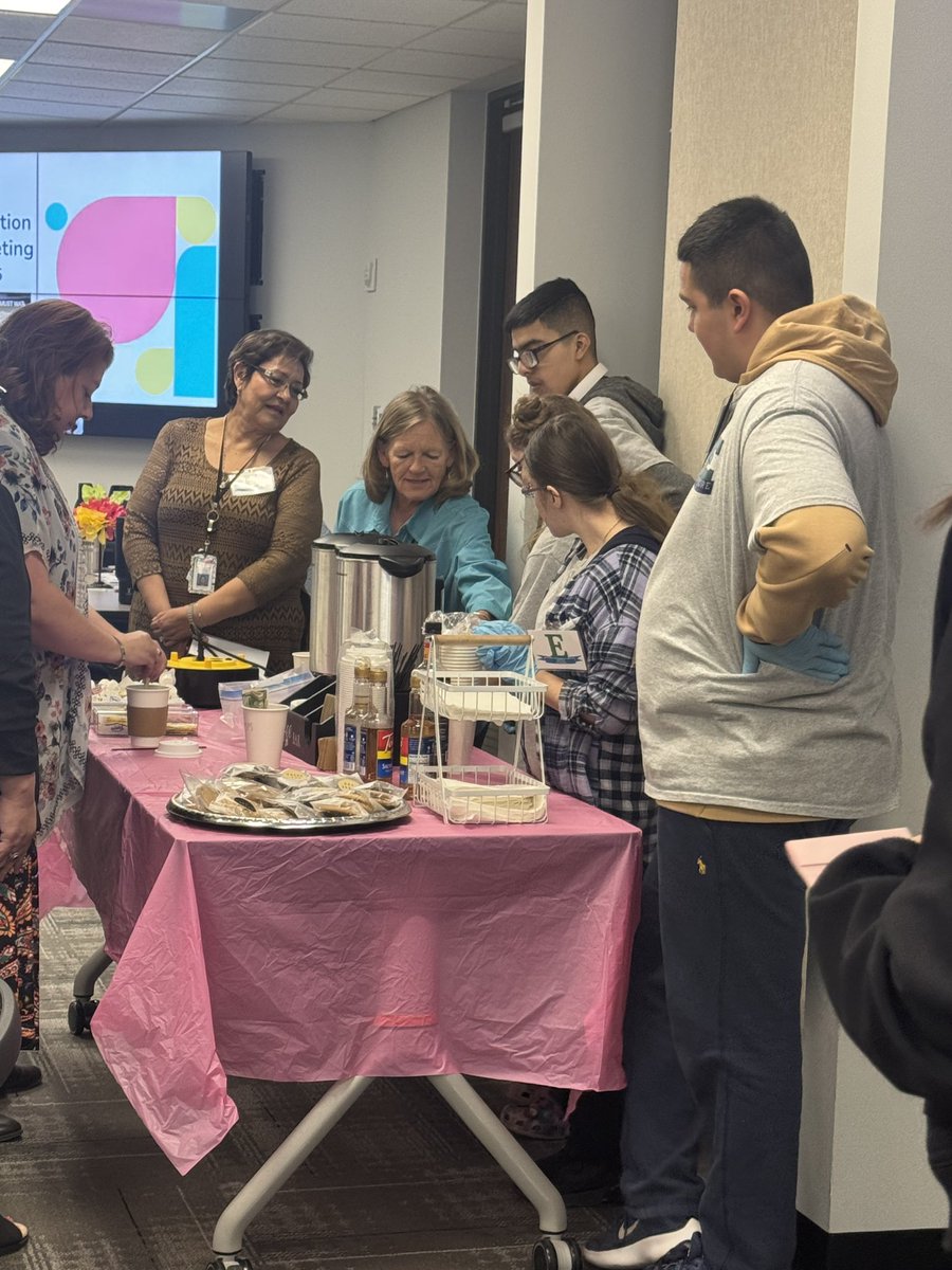 Shoutout to our amazing ENCORE Program students for serving coffee with a smile at today’s Region 18 Directors Meeting! Their hospitality, professionalism, and heart made the morning extra special. We’re so proud of their growth and dedication!