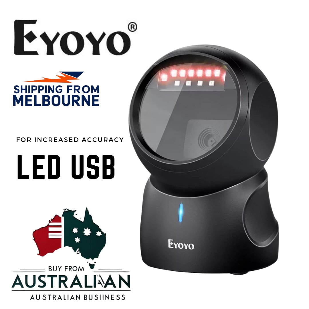 miposaustralia's tweet image. Order Now – Limited Stock!

Eyoyo Omnidirectional 2D QR Code USB Desktop Barcode Scanner for POS Systems
($189.00 T &amp;amp; C Apply)

Visit our Product:
mipos.net.au/products/eyoyo…

Give us a call 0390052010 for more details.

#mipos #posbarcode #posscanner #pos #posdesktopbarcode