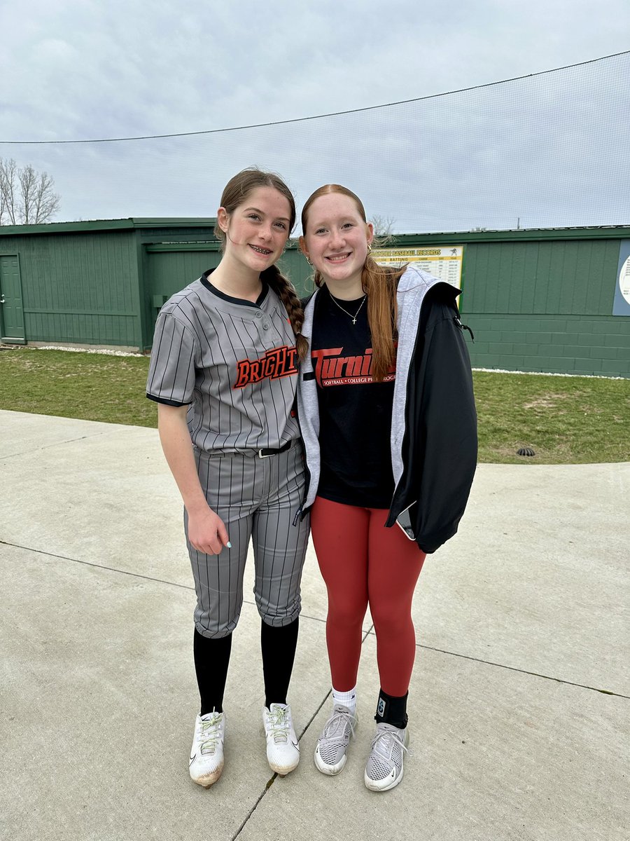 The best thing about staying in town for spring break is getting to watch my teammates at their high school games! It was great seeing <a href="/GiannaGentile4/">Gianna Gentile</a> and <a href="/LibbyCarah/">Libby Carah 2028</a> play, I had a blast cheering you guys on!!
<a href="/Turnin2Softball/">Turnin2 Softball</a> <a href="/T2Smigiel/">T2Smigiel</a> <a href="/Turnin2Pezz/">Turnin2 Pezz</a> <a href="/CoachCarah/">Coach Trevor Carah</a>