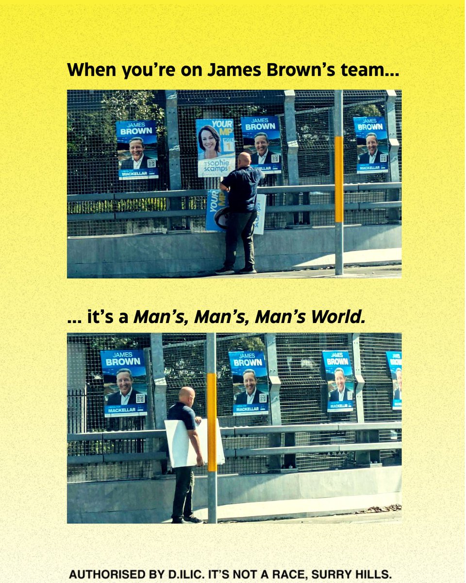 ItsNotARace2025's tweet image. James Brown (Liberal) volunter removing Sophie Scamps posters in broad daylight. #mackellarvotes #auspol #election2025 @captainbrown