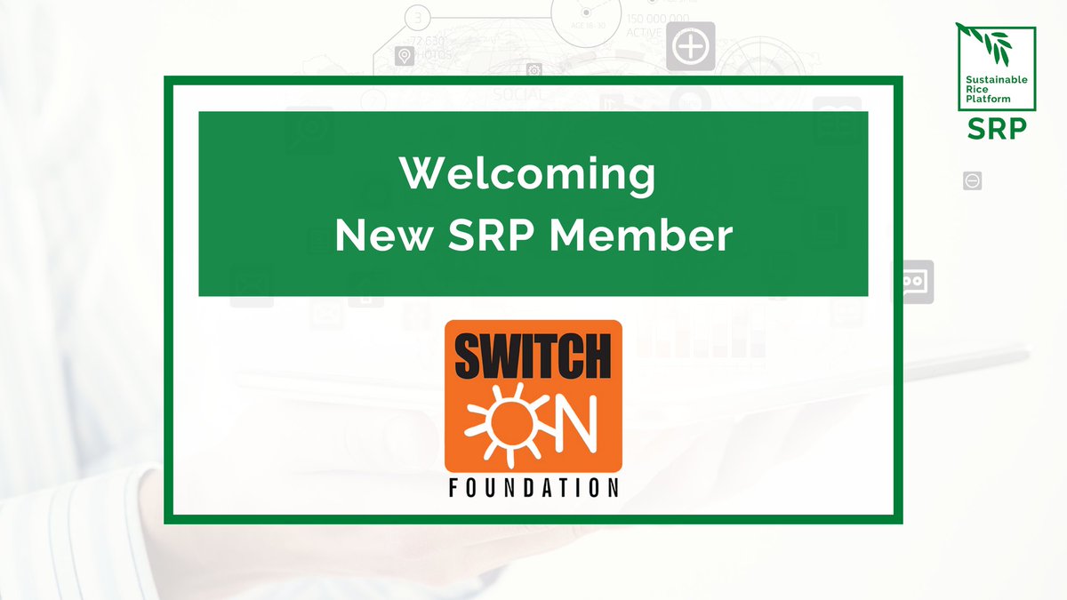 Welcome SwitchON Foundation to the SRP network! Their expertise in climate-resilient agriculture and empowering smallholder farmers strengthens our collective mission for sustainable rice production. Learn more at switchon.org.in. #SwitchONFoundation