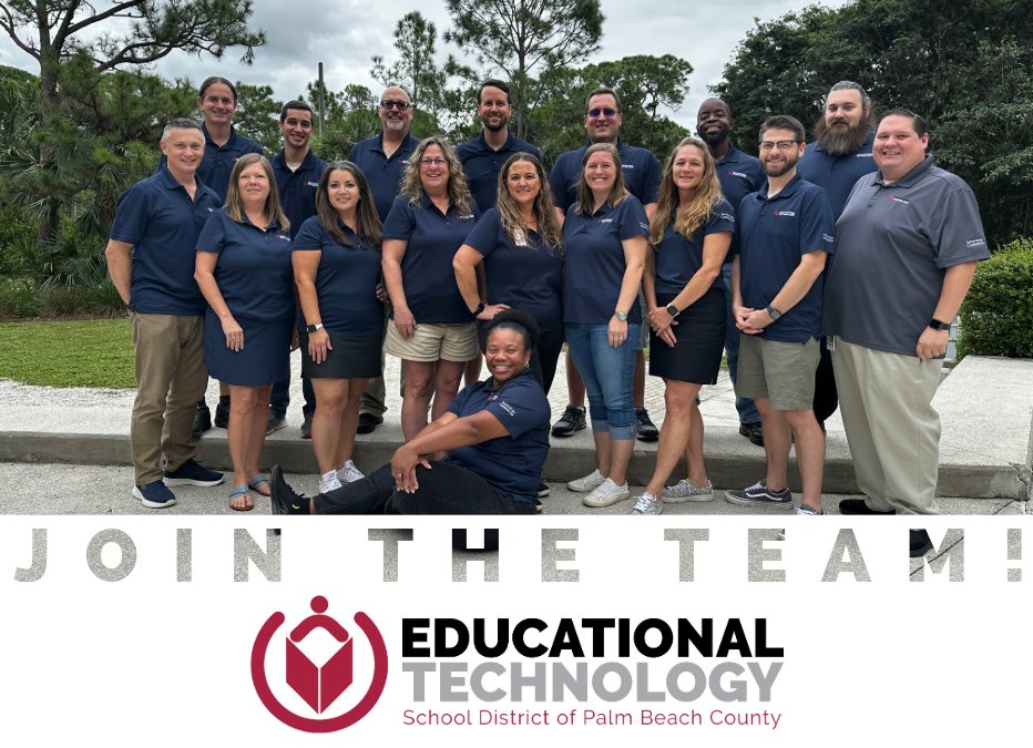 Are you an educator skilled in programming or project and database management? Like puzzles and logical thinking? SDPBC is hiring a Technology Specialist to drive innovation and support learning!

Join the coolest team in Palm Beach!😎See the link in comments to apply!