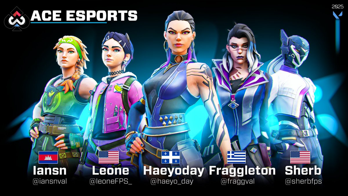 A new era of Ace Esports VALORANT begins NOW.

🔁 Like and Repost to support the next chapter of Ace Esports VALORANT! #AceEsports #AceValorant