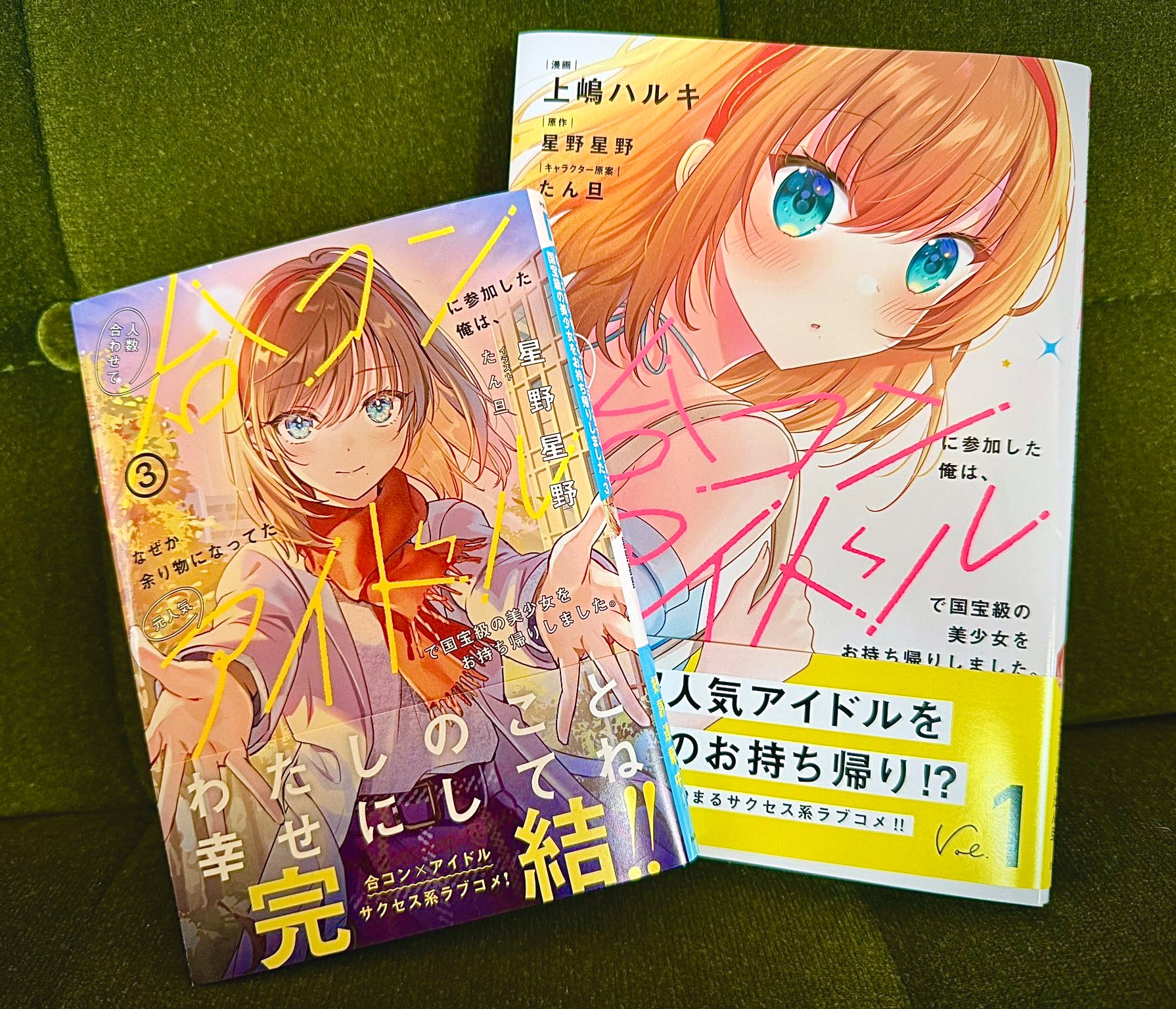 人数合わせで合コンに参加した俺は 上嶋ハルキ 直筆イラストサイン本 特典付き 人数合わせで合コンに参加した俺は、なぜか余り物になってた元