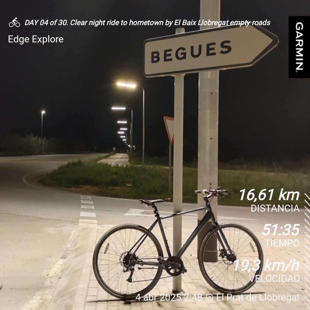 jairoalonso (@jairoalonso) on Twitter photo DAY 04 of 30. Clear night ride after work by El Baix Llobregat empty roads. #30daysofbiking #30diesambbici #30diesambbicibcn #30diesenbici #ambbici #30dob #30deb #altreballenbici <a href="/bricklanebikes/">Brick Lane Bikes</a> <a href="/30daysofbiking/">30 Days of Biking</a> <a href="/30diasenbici/">30 Días en Bici</a> <a href="/30diesambbici/">@30diesambbici</a> <a href="/bicicletaAMB/">Bicicleta AMB</a> <a href="/Garmin/">Garmin</a> <a href="/AjuntamentGava/">Ajuntament de Gavà</a> DAY 04 of 30. Clear night ride after work by El Baix Llobregat empty roads. #30daysofbiking #30diesambbici #30diesambbicibcn #30diesenbici #ambbici #30dob #30deb #altreballenbici <a href="/bricklanebikes/">Brick Lane Bikes</a> <a href="/30daysofbiking/">30 Days of Biking</a> <a href="/30diasenbici/">30 Días en Bici</a> <a href="/30diesambbici/">@30diesambbici</a> <a href="/bicicletaAMB/">Bicicleta AMB</a> <a href="/Garmin/">Garmin</a> <a href="/AjuntamentGava/">Ajuntament de Gavà</a>