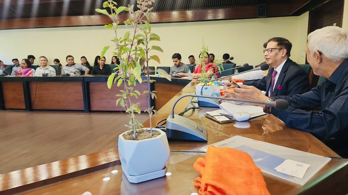 I would like to thank the <a href="/cihs_india/">Centre for Integrated and Holistic Studies</a> for a very comprehensive interactive session on Nepal-India Relations in New Delhi.