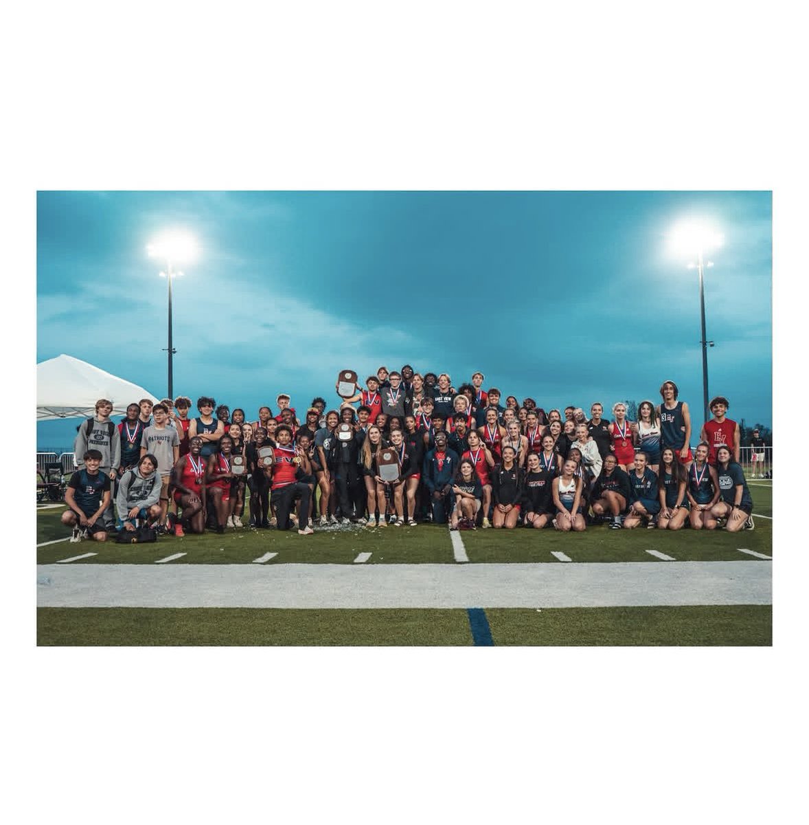 Varsity men and women are district 23-5A champions! <a href="/GeorgetownISD/">Georgetown ISD</a>