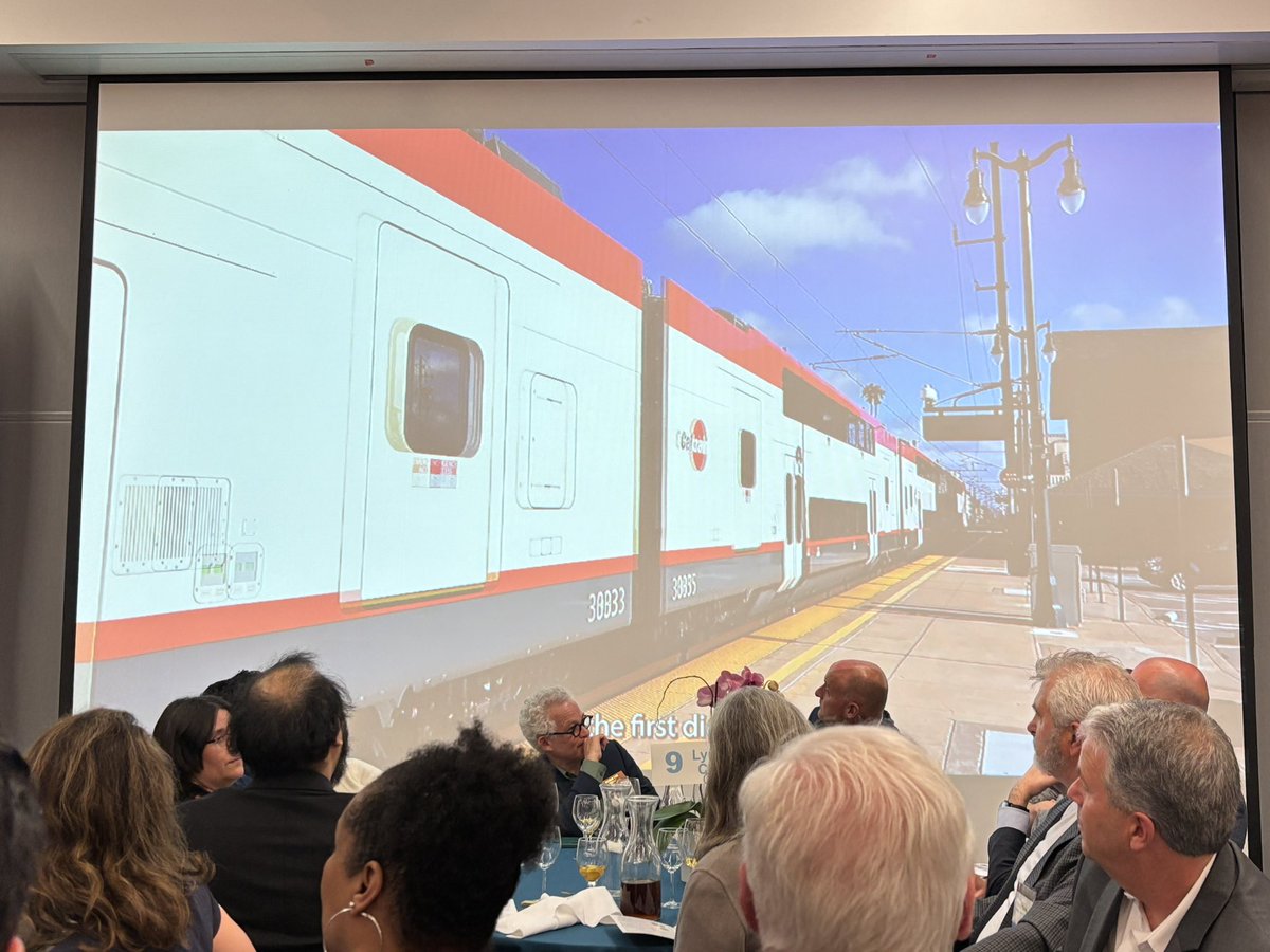 JohnWoodell's tweet image. Congrats @Caltrain and Michelle Bouchard on your Sustainability Award from SSMC.