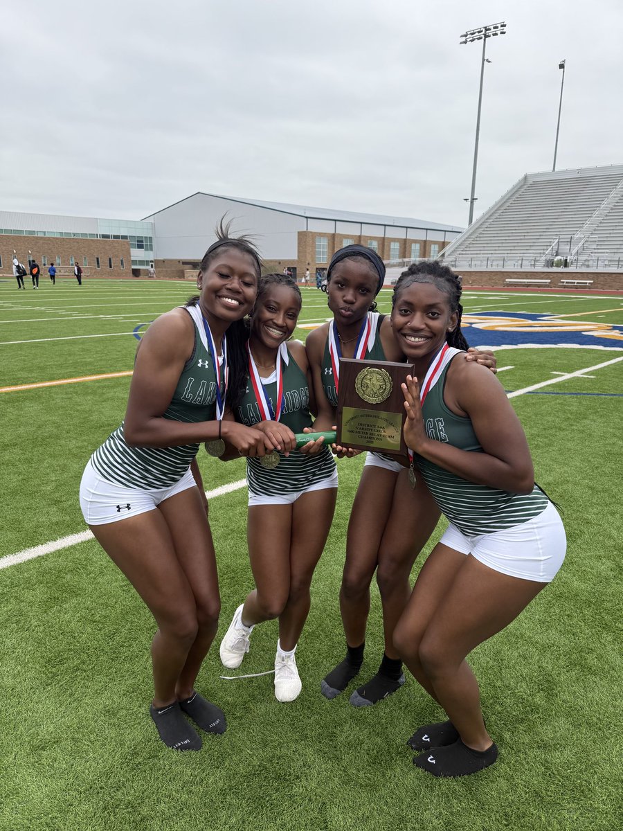 Lake Ridge Girls Track & Field (@lake_ridgetrack) on Twitter photo 4x100, 4x200, 4x400 DISTRICT CHAMPS! <a href="/MISDathletics/">MISD Athletics Dept.</a> <a href="/TXMileSplit/">Texas MileSplit</a> <a href="/alltheway30/">Ashley Alloway</a> 4x100, 4x200, 4x400 DISTRICT CHAMPS! <a href="/MISDathletics/">MISD Athletics Dept.</a> <a href="/TXMileSplit/">Texas MileSplit</a> <a href="/alltheway30/">Ashley Alloway</a>