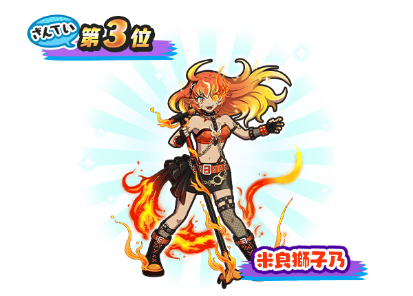yokai_punipuni's tweet photo. 【イベント情報】
現時点での人気投票の順位を発表！
▼現時点の投票率はこちら！
・小牧駒美　35.8％
・雲雀朱音　33.4％
・米良獅子乃　30.8％
 
投票は4/15（火）まで！ゲーム内から推しを選んで投票してね！
＃ぷにぷに https://t.co/cvYjG6My9c