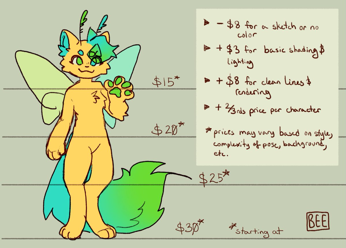 BeeeCat's tweet image. posting this on main; I HAVE C0MMISSI0NS OPEN ALWAYS!!!!
More info in thread + art examples