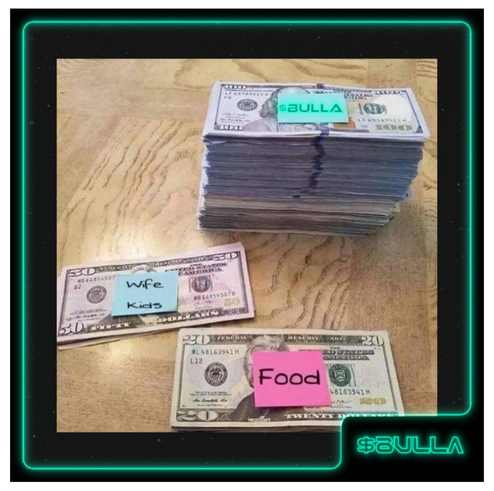 InternSap's tweet photo. @blknoiz06 only coins, no food. @bullatokens https://t.co/SCyBBUN83j