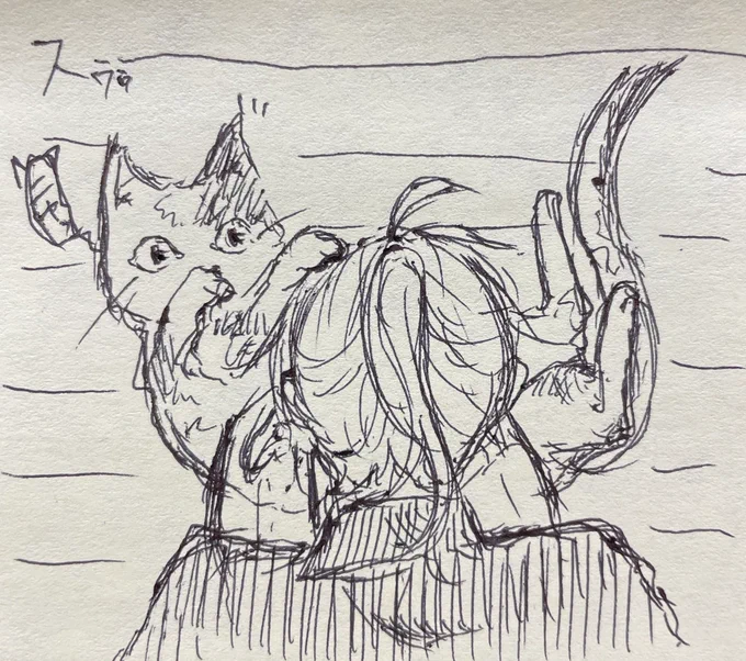 今日のお昼休憩rkgk
「 猫吸い 」 