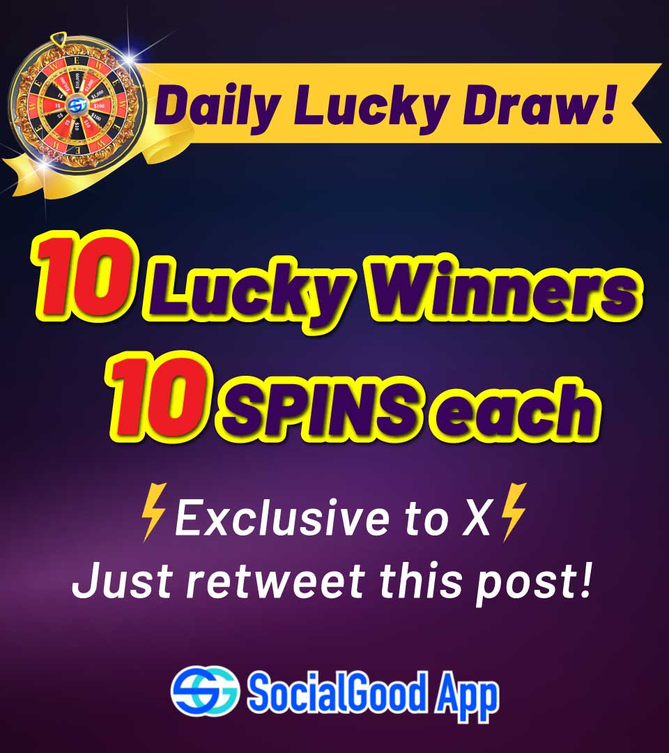 SocialGood_Inc's tweet image. 🎉 🎡 Spin for $1M with just $5! ✨ 🎉

💰 On April 3rd, 30 winners hit $10,000 each! 💥
💵Total prizes: $972,880! Next could be YOU! 🤩

💎 Simply RT this post and instantly get a FREE SPIN
+ $700 BONUS – 100% GUARANTEED! 💰
👉 socialgood.inc/app-dl/t/

Add your referral code in…