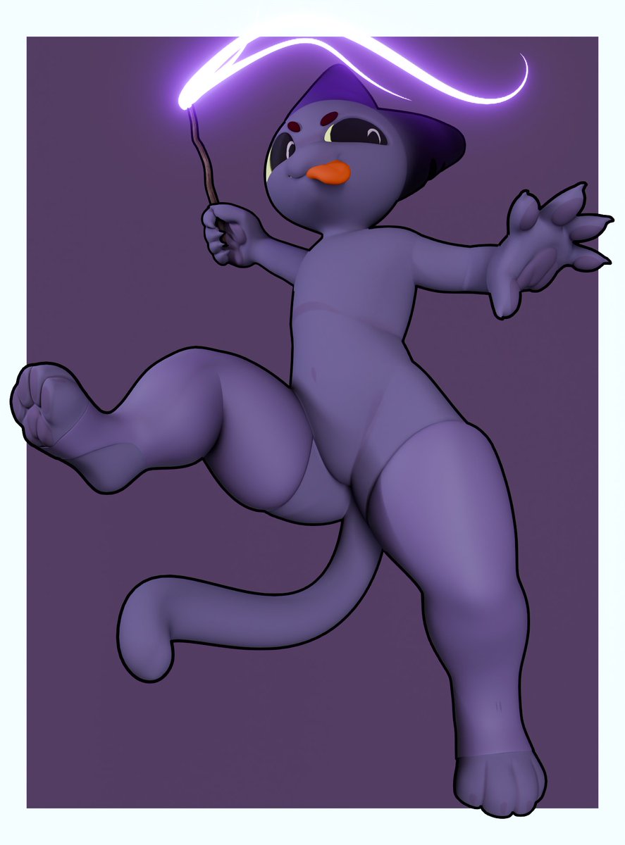 Fanart for <a href="/JustK1ko/">K1KO🔞</a>. Took some effort to get it, had to fudge it to get the pose, but I think I did alright #furry #furryartwork