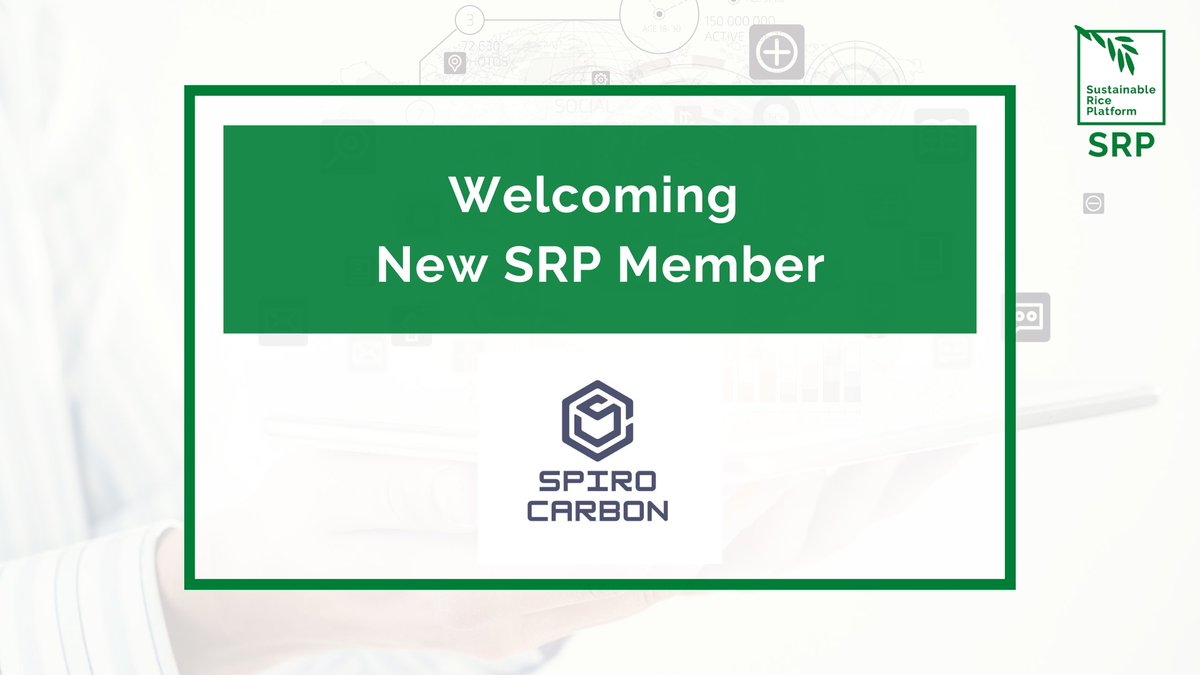 Welcome Spiro Carbon to the SRP network! Their platform empowers smallholder farmers with climate-friendly practices, fostering global collaboration for sustainable agriculture. Learn more at spirocarbon.com. #SpiroCarbon