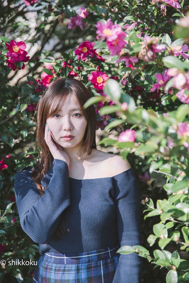 #山茶花 
#ポートレートモデル 
#ファインダー越しの私の世界ᅠ