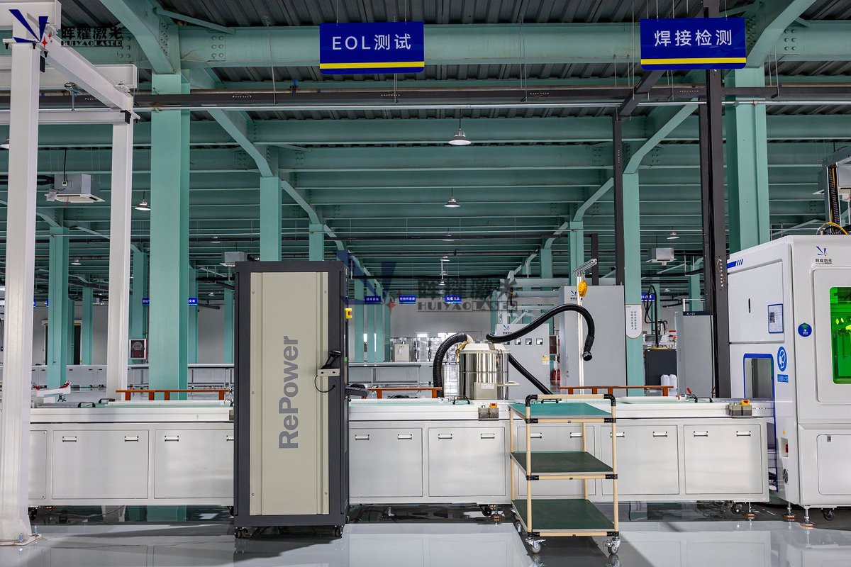 JackYan86692811's tweet image. Take a closer look at a real lithium battery module pack production line, where automation meets precision to create high-performance energy storage solutions. 🏭🔧
#BatteryManufacturing #FactoryProduction #LithiumTech #EnergyStorage #EVIndustry