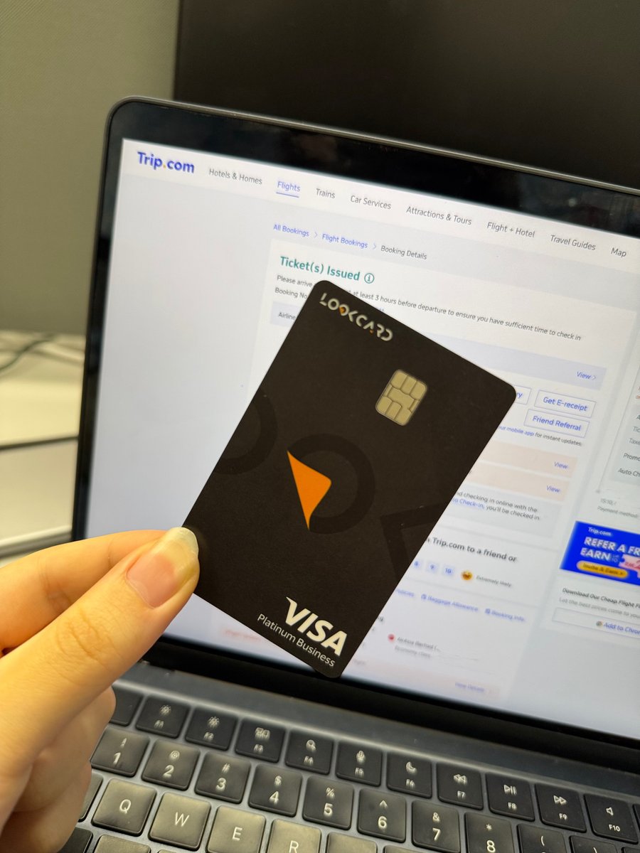LookCard_io's tweet image. Trip locked. Hotel booked. ✈️ Easy and seamless payment with #LookCard+ 💳

#SpendwithLookCard #CryptoCreditCard #FinTech #DigitalCurrency #Crypto #CryptoCard #CryptoCommunity #DigitalAssets