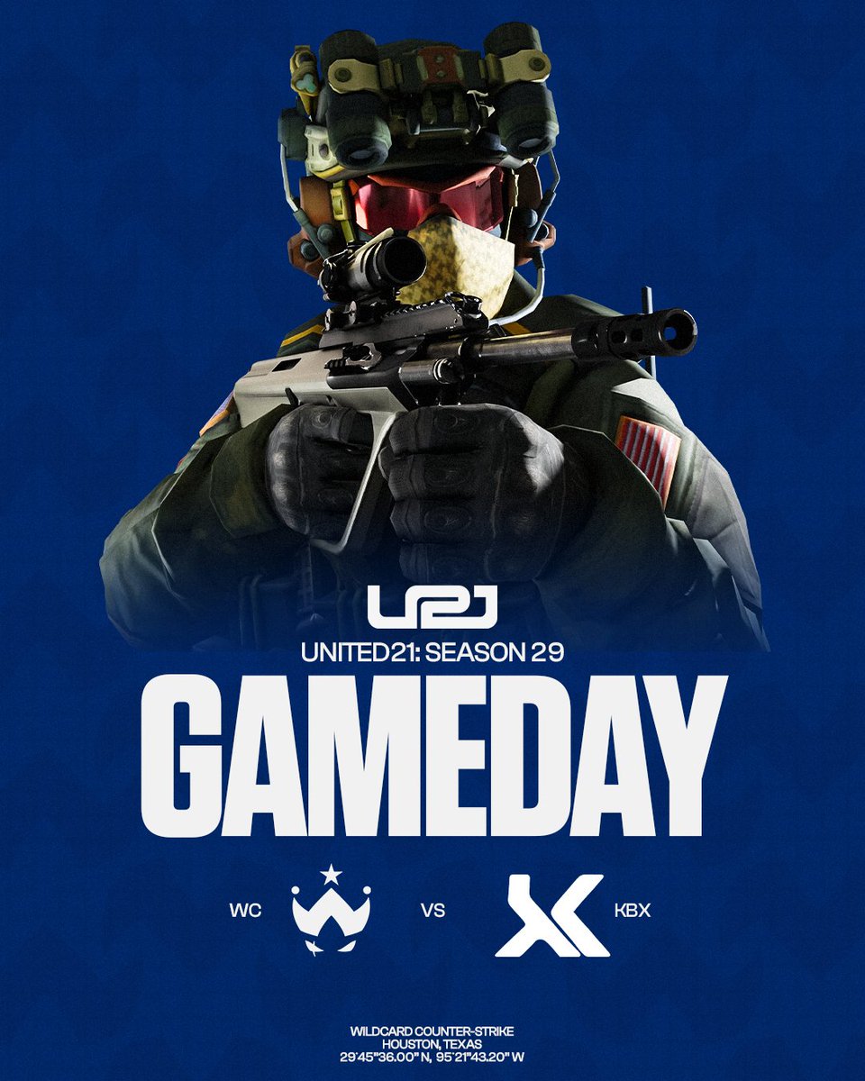 🃏 #WildcardCS Academy looks to continue their <a href="/OfUnited21/">United21</a> UB Playoff run and will need your energy  🃏

#WildcardCS Academy
🆚 <a href="/Kubixesports/">Kubix Esports</a> 
⏰ 06:30AM EDT / 12:30PM CEST
📺 ttv/united21_en
ℹ️ hltv.org/matches/238137…

#WildcardCS | #StackTheDeck