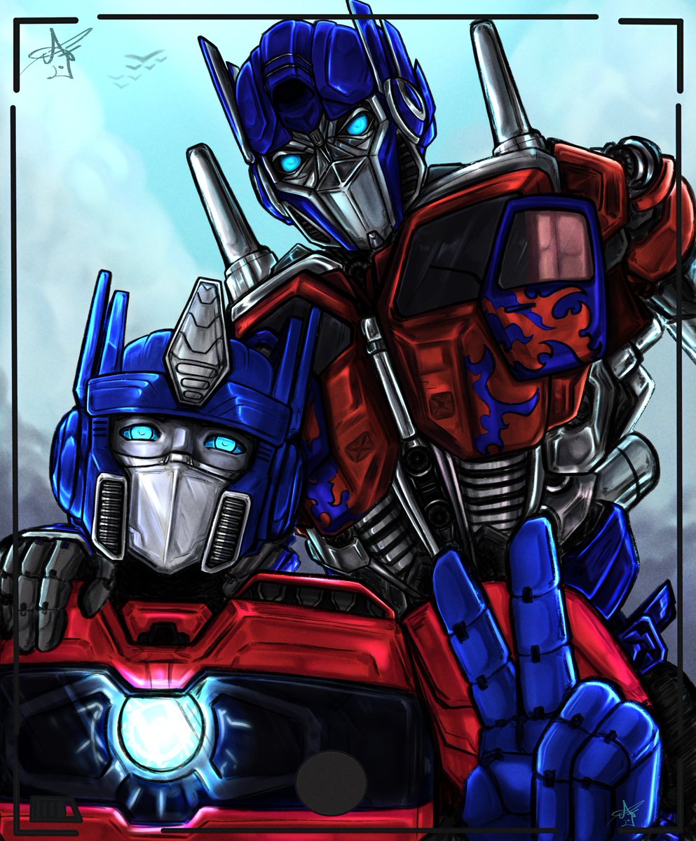 OP and OP 
✨ ~say cheese ~ ✨
.
.
.
#OptimusPrime #op #Transformers #TransformersOne #OrionPax #fanart