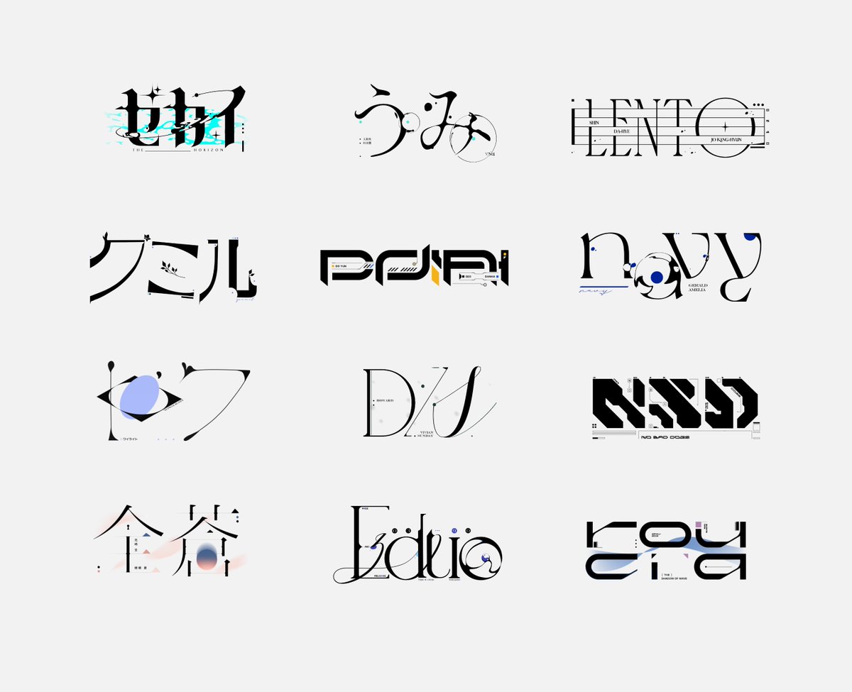 RT 추첨 한 분, 팔로워 한 분 총 두분께 로고 타입 작업해드리겠습니다💙
모두 행복하세요!