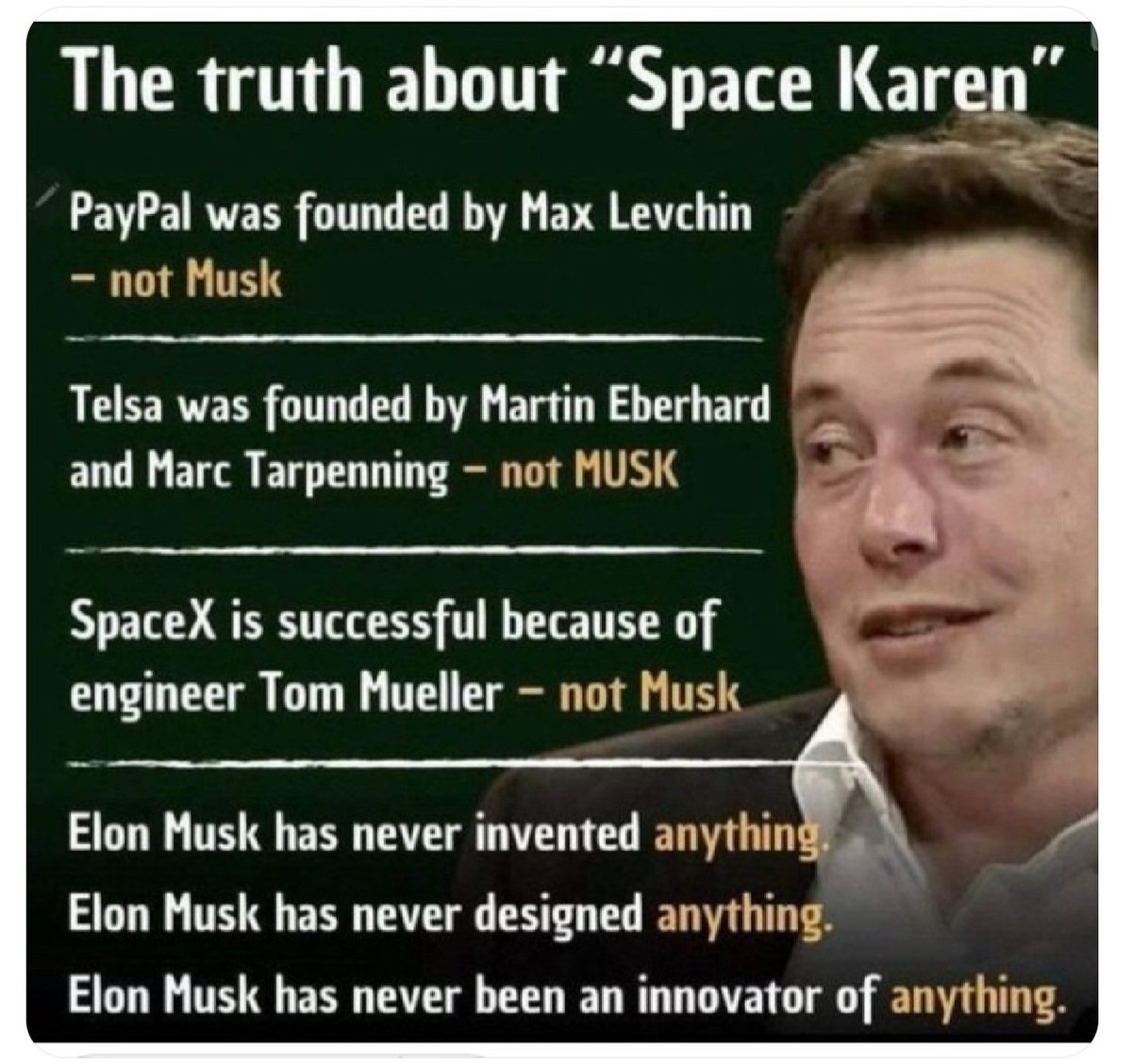 Thanks Elon?