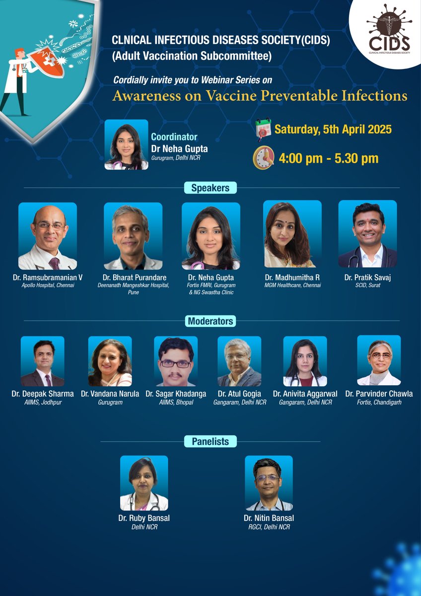 CidsIndia's tweet image. Registration Link :- zoom.us/webinar/regist…